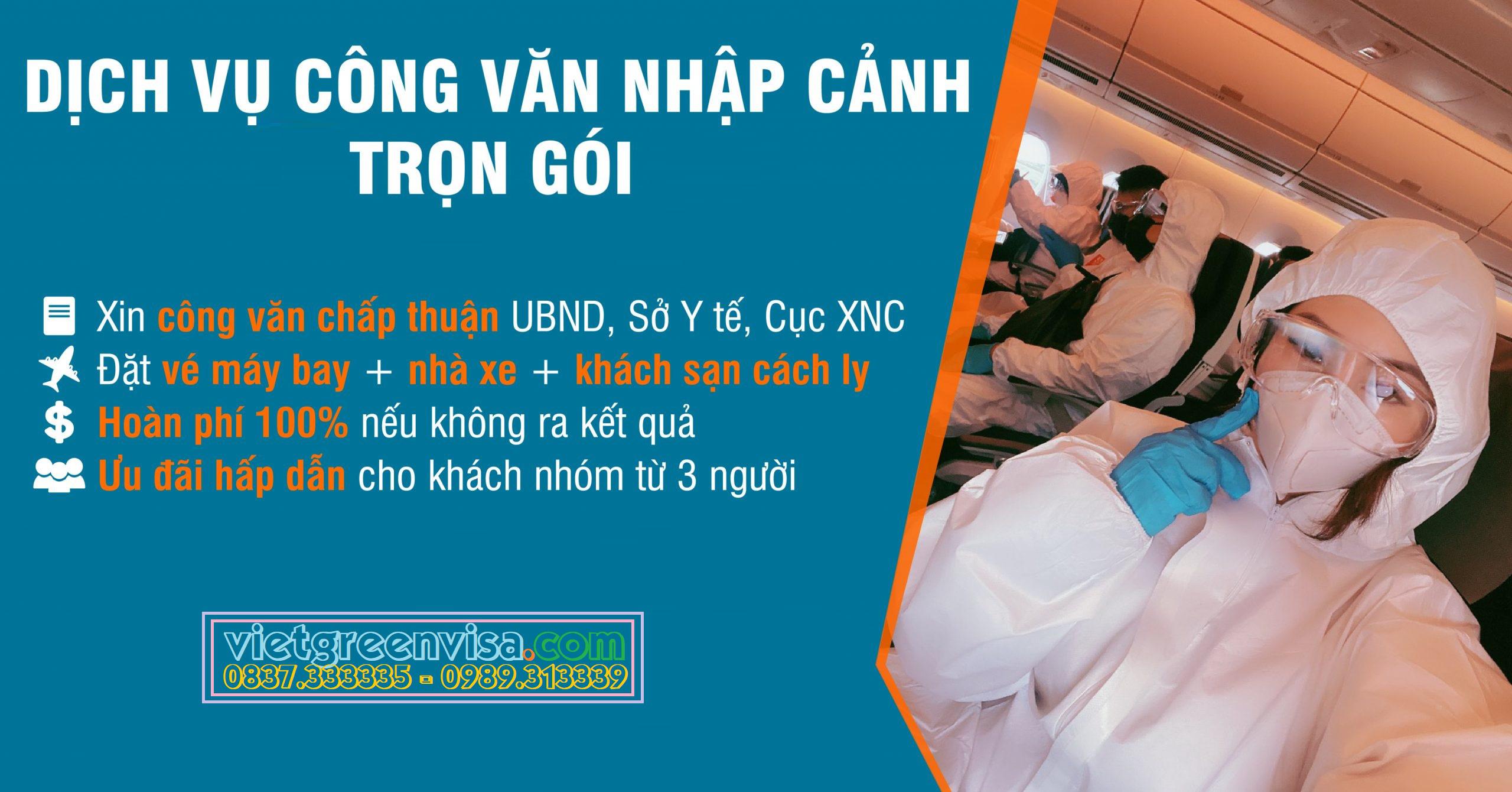 Công văn nhập cảnh, Visa Việt Nam, Phương án y tế, Khách sạn cách ly cho chuyên gia nước ngoài trọn gói